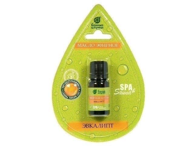 Эфирное масло Эвкалипт 10 мл в блистере в форме капли Банные штучки 32208